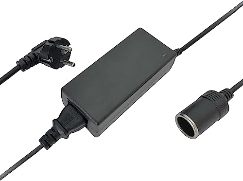 RGBer®| Spannungswandler 230v auf 12v| 5A 60W| KFZ Netzadapter, Netzadapter zigarettenanzünder Steckdose.Adapter Zigarettenanzünder Steckdose