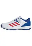 adidas Unisex Kids Court Stabil Schuh Cloud White/Pure Ruby/Royal Blue 39 1/3