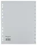 Office Depot Register Maxi A4+ grau 1 bis 12