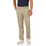 Amazon Essentials Herren Golf-Stretchhose, Gerade Geschnitten, Khakibraun, 38W / 32L