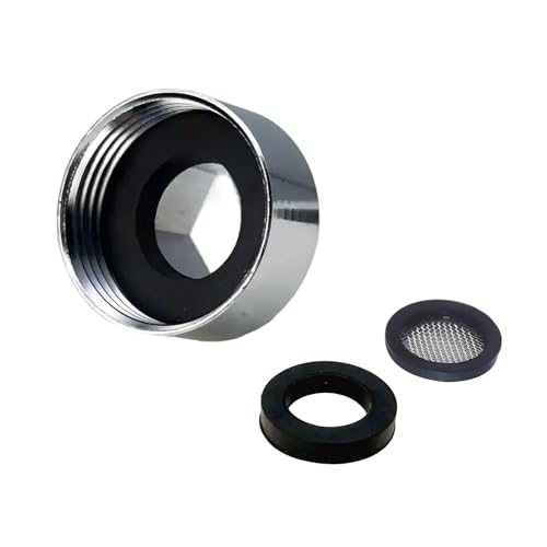Reduzierstück Adapter in Chrom – 3/4 Zoll Innengewinde auf 1/2 Zoll Außengewinde, Verchromtes Messing, Inklusive Hochwertiger Dichtung, Ideal für Brauseschläuche und Wasserinstallationen