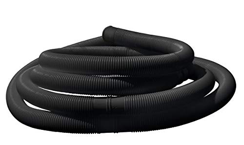 Schwimmbad Poolschlauch, 38 mm, Schwarz, Solarschlauch für Pumpen und Schwimmbäder (1,5 meter)