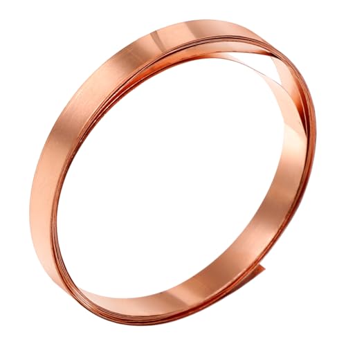 Mobestech 1 Rollenblatt Kupferband Kupferblech kupferplatte Kupfergürtel Kupferstreifen kupferspäne kupferspule Dacheinfassung Kupfer blinkt Rose Gold