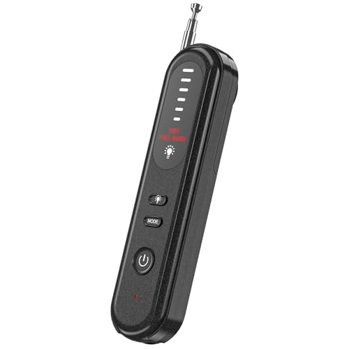 Wanzen Detektor - Wanzenfinder Versteckte Kamera Finder RF Signal Bug Detector Anti Spy Anti-Aufnahme Detektoren für GPS Locator Tracker Abhörgeräte Funkkameras für Hotel Heim Büro Reisen