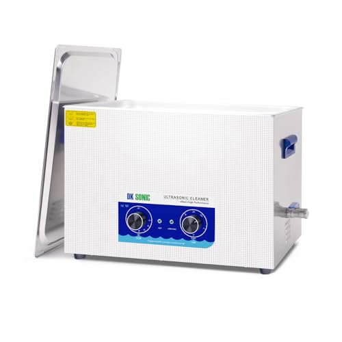 DK SONIC 30L Ultraschall-Reiniger mit beheiztem und Korb, Ultraschall-Reinigungsmaschine für Schmuck Brillen Halsketten Uhren Ohrringe Vergaser (30L,220V)