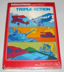 Triple Action Tripple Action Intellivision Productions Mattel Electronics 1981