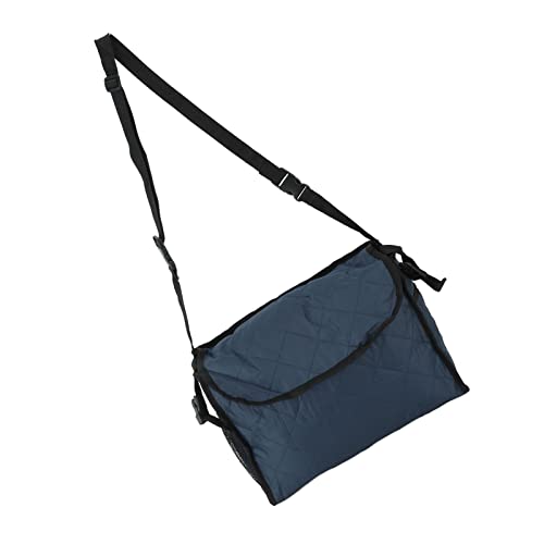 Rollstuhltasche, Großes Fassungsvermögen, Faltbar, One-Shoulder-Aufbewahrung, Hängetasche für Gehhilfen, Rollatoren, Marineblau