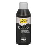 NEU Gesso Grundierung/Acryl-Halbkreidegrund, schwarz, 250ml