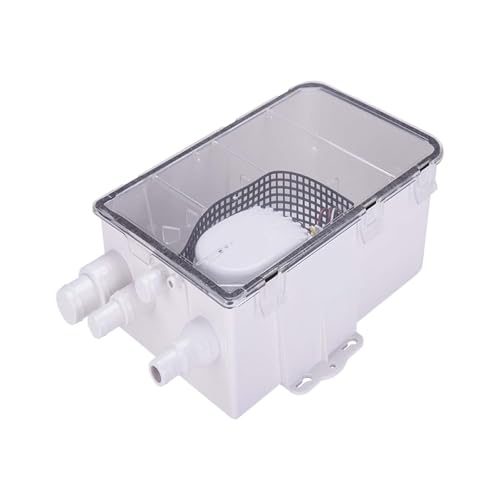Boot Duschpumpe, 24V 750GPH Boot Marine Dusche Sumpf Pumpe Automatische Sumpfpumpe RV Camping Duschsumpfpumpensystem Multi Port Drain Box Pumpen Mit Schwimmerschalter Für Boote Wohnmobil
