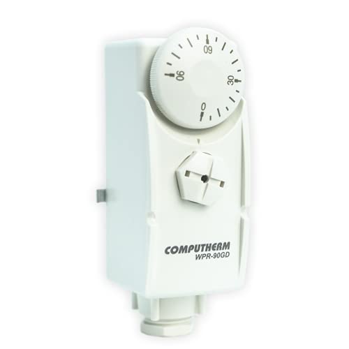 COMPUTHERM Anlegethermostat WPR-90GD, Thermostat für Heizungsanlagen und Kühlungssysteme, Thermostatregler mit Drehknopf, smarte Überwachung von Heizkreisen & Schutz vor Überhitzung