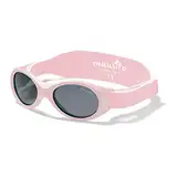 Mausito BABY Sonnenbrille 0-1,5 Jahre Mädchen I VERGLEICHSSIEGER Sonnenbrille Baby BPA-frei I 100% UV SCHUTZ I BIEGSAM & verstellbares Band I Europäisches Design Mädchen Sonnenbrillen