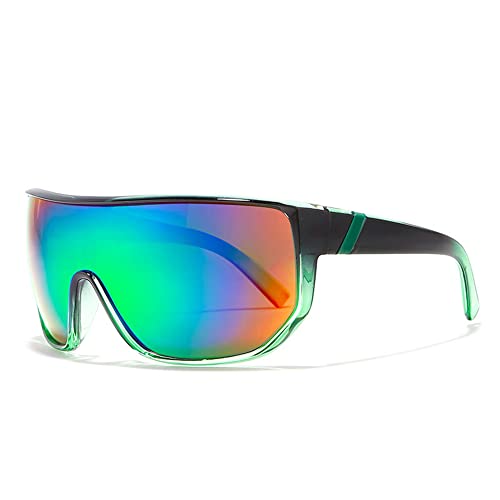 Hearda Outdoor Sports Sonnenbrille, Fahrrad Sonnenbrille Herren Damen Polarisiert Fahrradbrillen Radsportbrillen Outdooraktivitäten Sportbrille (Einheitsgröße,Dunkelgrün)