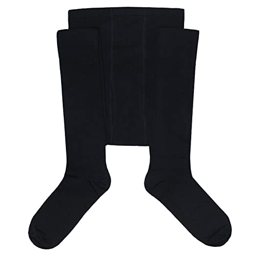 Weri Spezials Herrenstrumpfhose mit Eingriff in mehreren tollen Farben (50-52, schwarz)