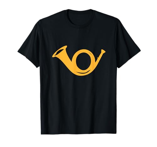 Post Postbote Posthorn Kostüm Briefträger Postzusteller T-Shirt