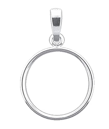 Lifestyle Schmuck Münzfassung Krappenfassung aus 925 echt Silber 41,2 mm