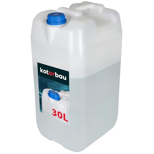 KOTARBAU® Wasserkanister 30L ohne Hahn Kunststoff Kanister für Wasser Kanister lebensmittelecht PE Trinkwasserbehälter mit Schraubverschluss Trinkwasser Kanister Wasserbehälter