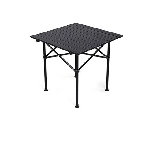 DDRROJFRS Tragbarer Campingtisch for Den Außenbereich, Klapptisch, Kombination Aus Tisch Und Stuhl for Den Außenbereich, Picknicktisch, Grilltisch, Nachtmarkt Mit Verkaufstisch(53cm)