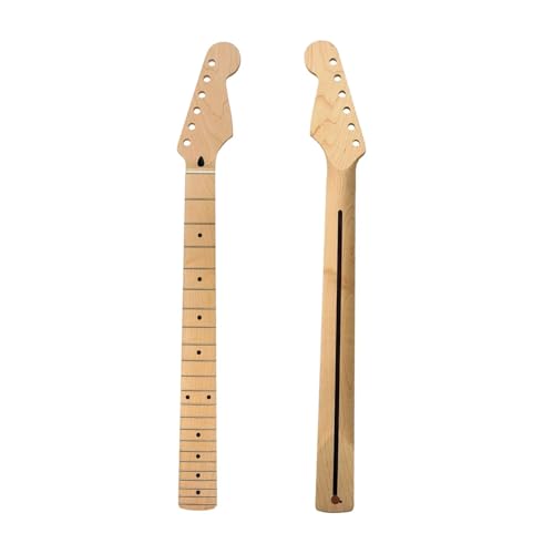 LUNCHS 22 Bünde 2,2 Zoll Breit Ahorngriffbrett E-Gitarrenhälse Geeignet für Komponisten Gitarrenhals Geeignet für Klavierhersteller Guitar Neck