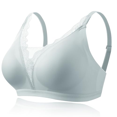CYTMTZGA Mastektomie-BH Nahtloser Alltags Prothesen Post-OP-BH mit Taschen für Brustprothese Brustformen