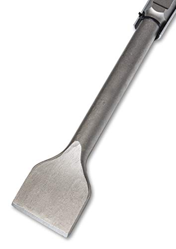 WERHE ® Profi SDS HEX Spatmeißel 75 x 410 mm Sechskant-Aufnahme 30 mm für Abbruchhammer Flach Spat Meißel Meissel