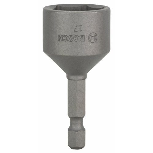 Bosch Accessories Bosch Professional Steckschlüssel für Sechskantschrauben (Schlüsselweite: 17 mm, Länge: 50 mm)