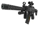 Brigamo 【????? ????】 Premium HK MP5 Maschinenpistole SEK Polizei Spielzeug Pistole mit Licht & Sound - Siehe Video