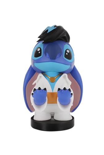 Cable Guys - Disney Stitch as Elvis Gaming Accessories Holder & Phone Holder for Most Controller (Xbox, Play Station, Nintendo Switch) & Phone