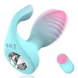 Analplug für Frauen mit Vibration Anal Plug Vibrator, Analvibratoren für Mann Butt Plug Sexspielzeug für Paare mit 10 Vibration Prostata Stimulation Männer Sex Spielzeug für die Männer Buttplug