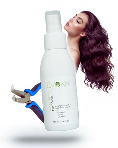 Hermosisimo Bondinglöser - extra starker Tapeband Löser - Entferner für Haar Extensions - pflegende Haarentfernung - Remover für Haarverlängerung 100 ml