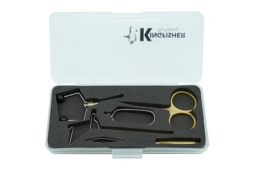 Kingfisher Fliegenbinden-Werkzeug-Set, Messing