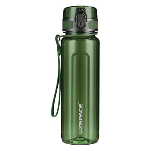 UZSPACE Trinkflasche 500ml / 750ml / 1000ml, Trinkflasche Kinder Auslaufsicher, BPA-frei & Tritan Wasserflasche für fahrrad, fitness,Outdoor