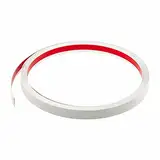 Fensterleiste Flachprofil PVC selbstklebend 20mm breit 10m lang Abdeckleiste