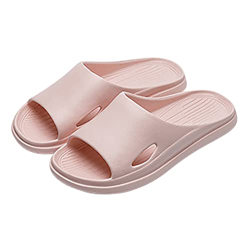 Dasongff Damen Hausschuhe Home Slippers Casual Sommer Peep Toe High Heel Plattform Pantoletten Anti-Rutsch-Sandalen Frauen Freizeit Offene Strandsandalen Slide Sandalen Weiche Bequeme