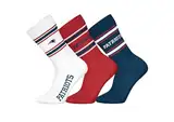 NFL Patriots 3pk Crew Socks - WHT/RED/BLU - 43/46