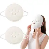 SGERUFZ 2 Pcs Hot Compress Towel Spa Gesichtstücher Wiederverwendbare Wärmende Maske für das Gesicht Facial Steamer Kühlmaske Entspannungsmaske Gesichtsmaske Augenmaske