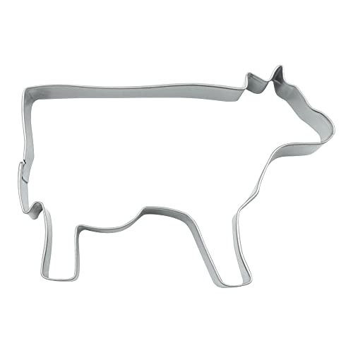 BekkiB - Ausstechform "Kuh" - ca. 8 cm, Ausstecher aus Edelstahl, spülmaschinengeeignet - 880731