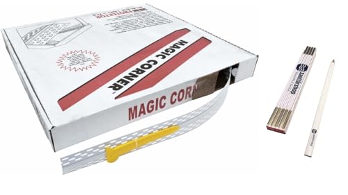 Sanitärshop Baustoffe & Sanitär Set: 75m Bewegungsfugenprofil Magic Corner bewegliches Fugenprofil im Wand- oder Deckenbereich Protektor