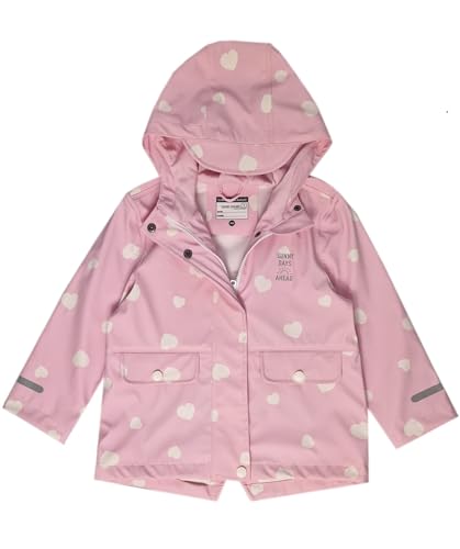 Kleinkinder Jacken 10-36 Monate Jungen Mädchen Baby Regenjacken Unisex wasserdicht Kapuzenjacke Übergangsjacke atmungsaktive Jacke Regenmantel Wetterfest (DE/NL/SE/PL, Numerisch, 80, Z1)