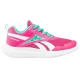 Reebok Mädchen Rush Runner 5.0 Sneaker, Boldpink Unleashedgreen White, 34 EU