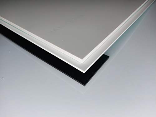 Platte aus PVC Hartschaum, 1000 x 500 x 10 mm weiß Zuschnitt alt-intech® Reststücke