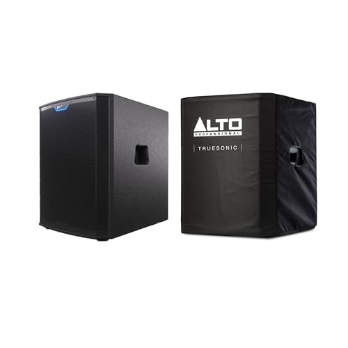 Alto Professional TS18S und TS18S Cover - 2500W 18-Zoll Subwoofer, aktiver PA-Lautsprecher mit 6 DSP-Modi, einfacher Aufbau, 137 dB, 3" Schwingspule, druckvoller Bass