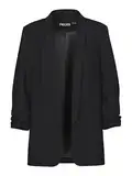 PIECES Damen Pcboss 3/4 Blazer Noos, Schwarz, XXL