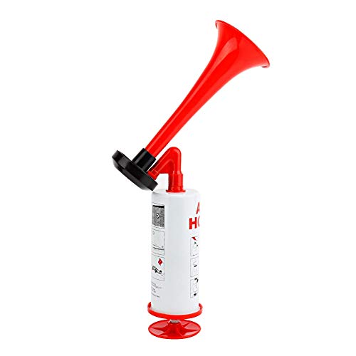Signal Gas Horn - airhorn druckluft tröte,Handheld Air Pumpe Laut Sound Hand Signalhorn für Sportveranstaltungen Camping Auto Marine Boot Sicherheit Feueralarm Aluminium + ABS