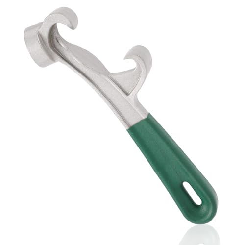 BOXOB Bucket Opener Werkzeug 5 Gallonen, 21,6cm Multifunktional Aluminium Eimerdeckelentferner Werkzeug Eimeröffner mit Rutschfestem Griff für den Privaten Industriellen und Gewerblichen Gebrauch