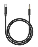 Aux Kabel USB C Auto Handy,Aux USB C 3,5 Klinke Auf USB C Kabel, USB c Auf Aux Klinke Adapter USB C zu Aux Kabel für iPhone 15 Pro Max, Samsung S20 /S21 Fe,Kopfhörer,Home/Car Stereos(Schwarz)