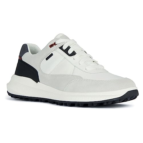 Geox Herren U PG1X B ABX A Sneaker, Off White, 44 EU