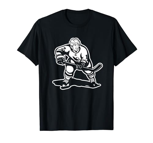 Eishockeyspieler Eishockeytrainer Eishockeyfeld T-Shirt