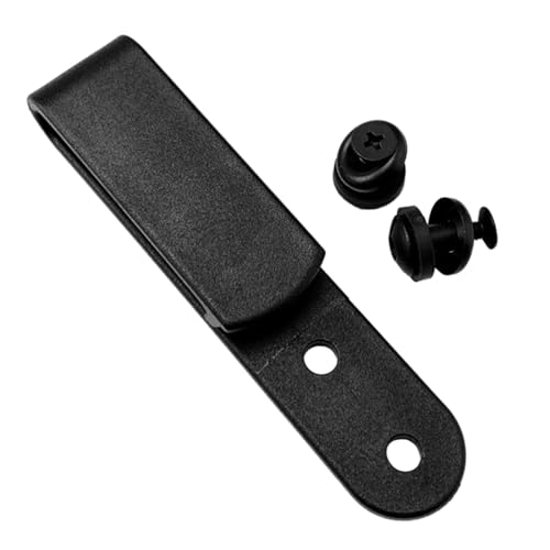 LUOFANG Gürtelclip für Kydex Scheideholster K Scheide Taillenclip Zubehör Scheide Rückenclip Gürtelclip mit Schrauben für Werkzeug