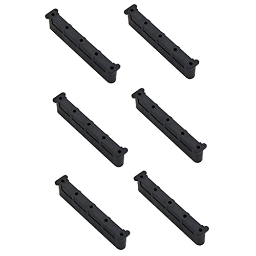 Doumneou 6 Teile/los Windsurfen Kunststoff 5 Löcher Einstellbare Fußriemen Einsatz Windsurf Board Reparatur Zubehör