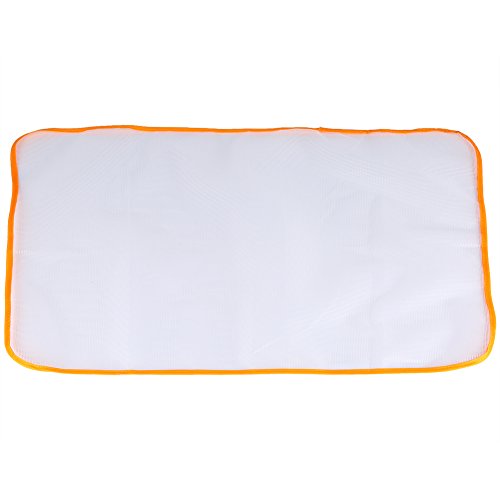 QANYEGN Mesh Stoff Pad, Bügeltuch Pad für Einfaches, Schutzbügel Tuch Bügeltuch, bügeltuch Baumwolle, Mesh Protective Ironing Pad, Anti-Fokus-Schutzpolste, Bügeltuch Netzgewebe 40 x 60CM